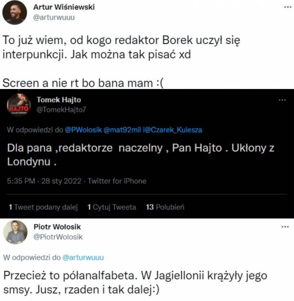 Tomasz Hajto i jego interpunkcja xD